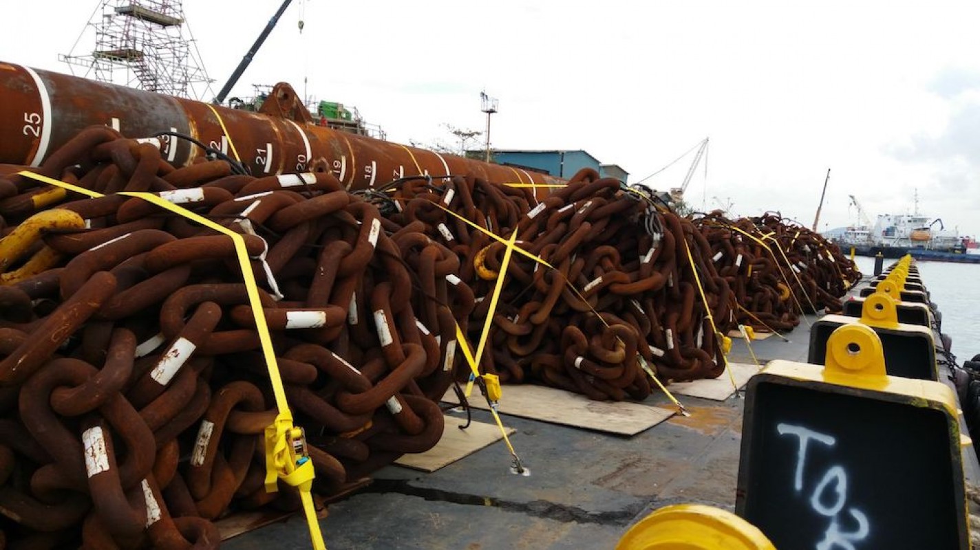 Mooring Buoy Equipment moving offshore!