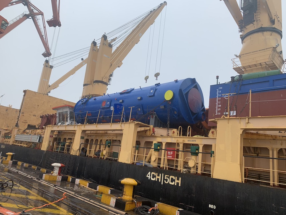 Final shipment for a new Egyptian Vegetable Oil Refinery